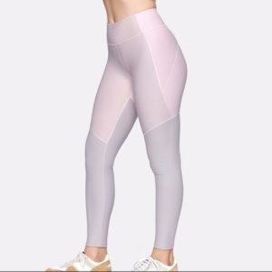 Outdoor Voices 7/8 Tri-Tone Legging in Tulip/Dahlia/Wisteria